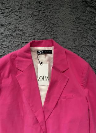 Zara яркий стильный жакет пиджак блейзер новый с биркой2 фото