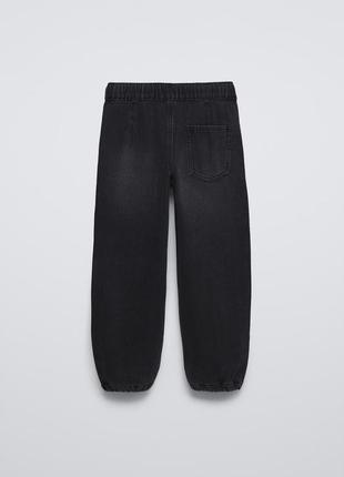 Штани джинсові джогери на дівчинку zara new2 фото