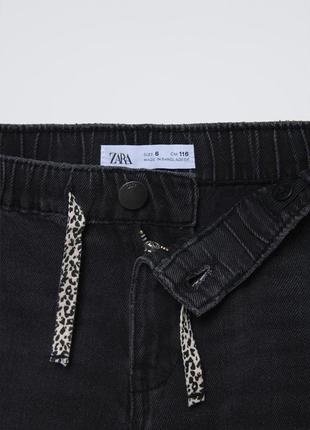 Штани джинсові джогери на дівчинку zara new3 фото