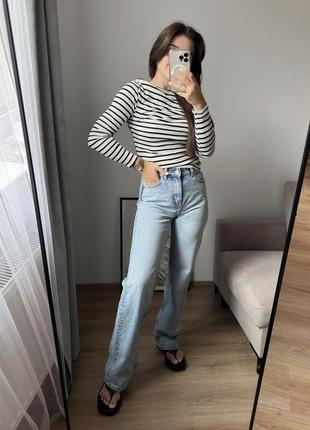 Джинси straight fit zara