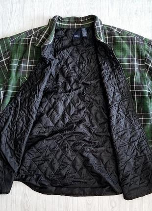 Рубашка теплая, байковая, на подкладке, на тонком синтепоне basic editions, extra...