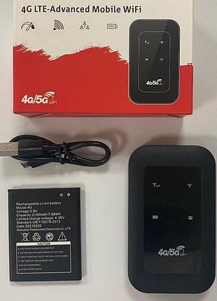 4g wi-fi роутер мобільний alte wi-fi з акумулятором 2400mah. підтримка всіх операторів.>