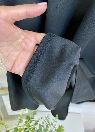 Черное платье с прозрачными перчатками quiz, р-р 20/4xl7 фото