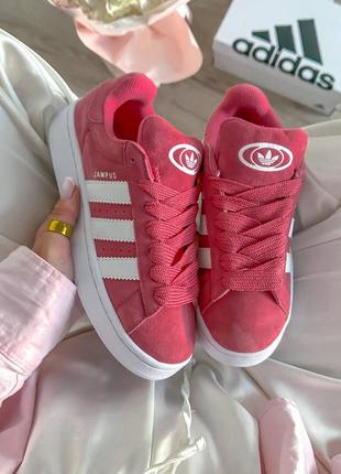 Жіночі кросівки adidas campus pink * izd