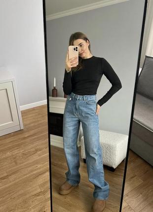 Джинси straight fit zara