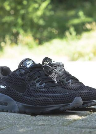 Nike air max 90 ultra breathe black sale