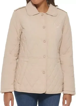 Женская демисезонная стеганая куртка tommy hilfiger размер xl