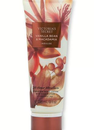 Vanilla bean and macadamia - зволожуючий лосьйон для тіла victoria's secret, 236 мл