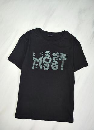 Lcw casual стильная черная футболка из 100% коттона2 фото