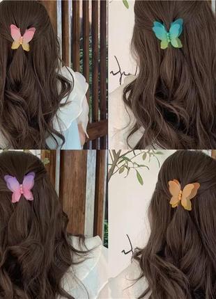 Набір 2 шт краб для волосся метелик fashion jewelry5 фото