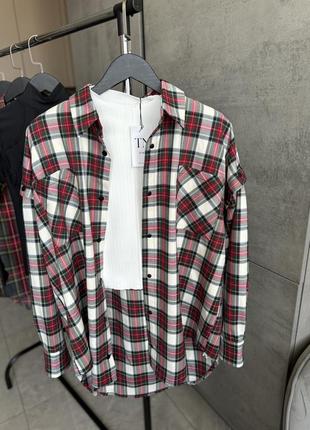 Сорочка жіноча в клітинку