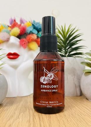 Оригінал аромат спрей для дому zenology ambiance spray citrus nobilis