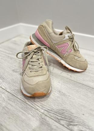 Кроссовки замшевые new balance