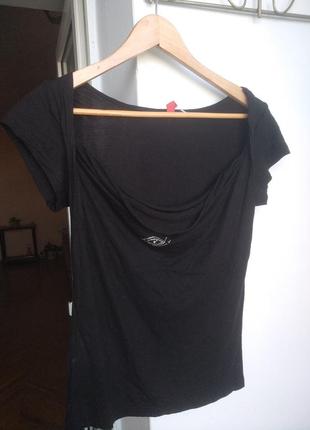 Футболка вискоза з декольте m-l xl