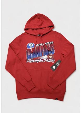 Утепленный мужской худи 47 brand на высокий рост