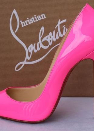 Pink christian louboutin deals