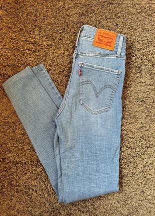 Джинси levis mile high super skinny skinny denimco р. 6