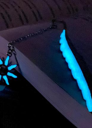 Закладка, що світиться, для книг "сонце"