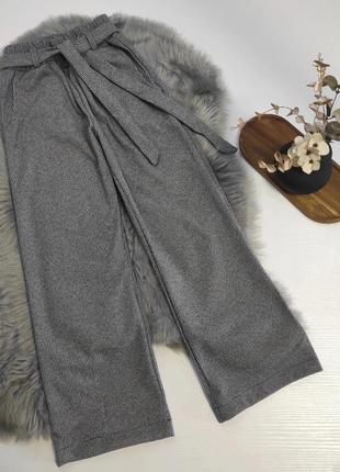 Теплые палаццо ткань теплый кашемировый трикотаж