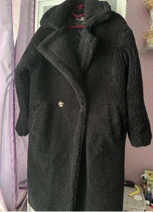 Шуба тедди zara
