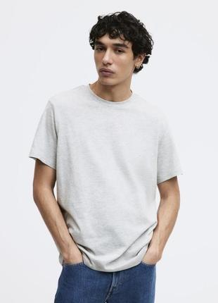 Хлопковая футболка h&m
