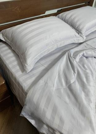 Комплект постельного белья с летним одеялом, светло-серый5 фото
