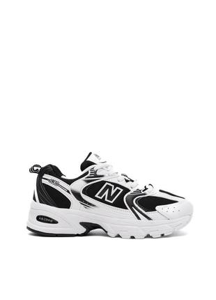 Женские кроссовки new balance 530 white black* blckd