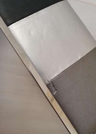 Клатч испанского бренда bijou brigitte, черно-серебряный