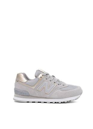 Жіночі кросівки new balance 574 grey gold * blckd