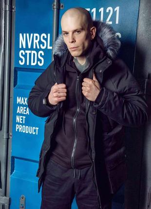 Парка custom wear everest чорна