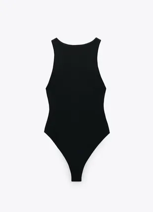 Черное боди zara