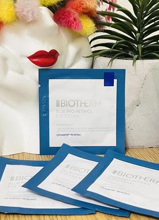 Оригінал пробник антивіковий крем для шкіри навколо очей biotherm blue pro-retinol eye cream