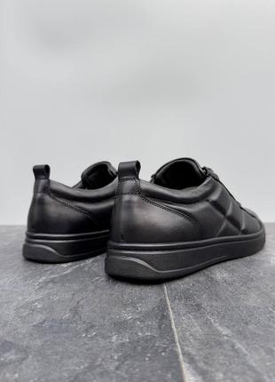 Чоловічі шкіряні черевики tsevo чорні | класичні черевики для чоловіків4 фото