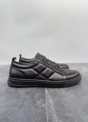 Чоловічі шкіряні черевики tsevo чорні | класичні черевики для чоловіків6 фото