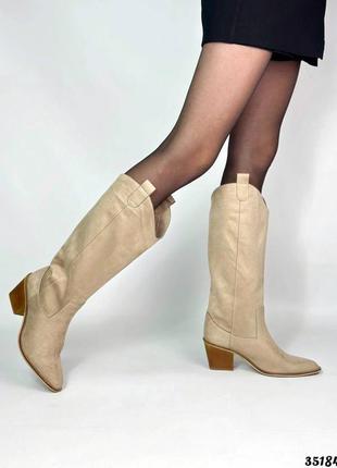 Сапоги женские казаки. утепленные флисом