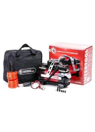 Миникомпресор автомобільний intertool сила 5