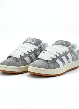 Adidas campus 00s navy grey white6 фото