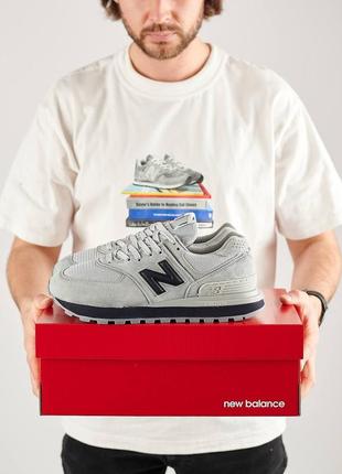 Мужские кроссовки new balance classic gray black
