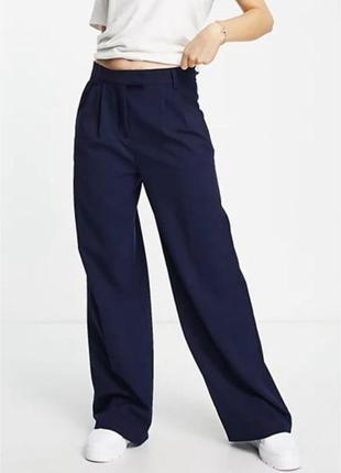 Bershka стильные брюки палаццо wide leg из свежих коллекций2 фото