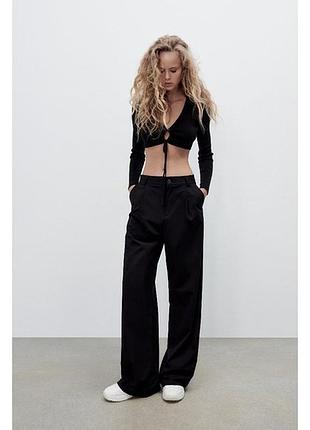 Классические черные брюки zara