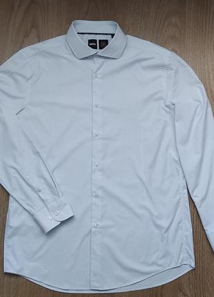 Boss performance, slim fit, мужская рубашка, р.44