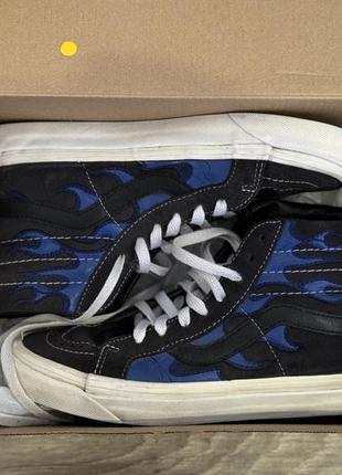 Кроссовки кеды vans sk8-hi 38 dx (anaheim factory) layored flame
