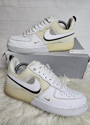 Кроссовки nike air force 1 react white dq7669-100.  44.5 размер