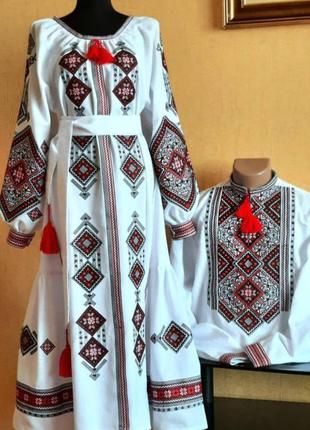 Вышитое платье, вышиванка2 фото