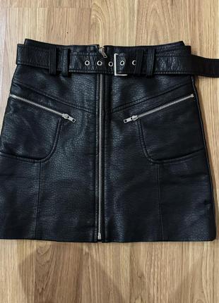 Кожаная юбка asos