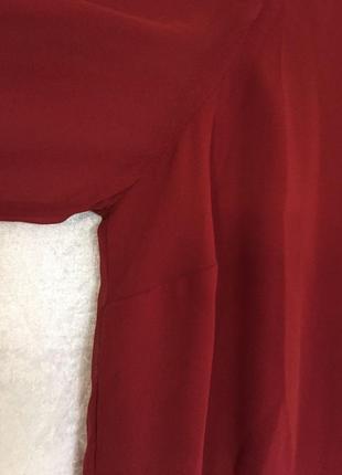 Evans туніка блуза батал бордовий теракот 3