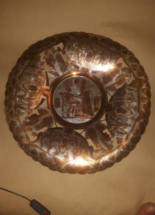 Медная тарелка.