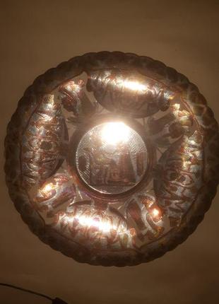 Медная тарелка.