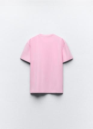 Рожева футболка zara6 фото