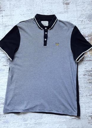 Брендовое поло, 50?-52-54?, тонкий трикотаж из хлопка, burton menswear london